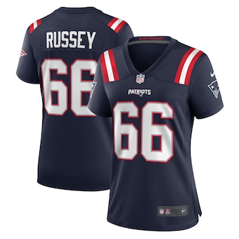 womens nike kody russey navy new england patriots game playe